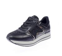 Inblu Sneakers In Sintetico Con Suola Rialzata Nero - Taglia 37 [24cm] Scarpe