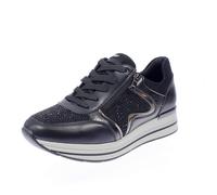 Inblu Sneakers In Sintetico Con Suola Rialzata Nero - Donna Scarpe Sneakers