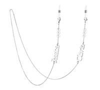 INBLUE Catene per Occhiali Personalizzati con Nome Cordino per Occhiali con Perla/Pietra di Nascita Stringa per Occhiali Catena di Gancio per Maschera Occhiali da Sole Accessorio per Donne - B1