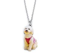 INBLUE Collana con Foto Personalizzata Regali per Gli Amanti dei Cani e dei Gatti Collana con Ciondolo con Foto Personalizzata per Animali Domestici Regali Commemorativi a Forma di Cuore/Rotondi