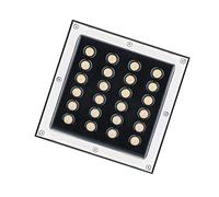 Inbouwspot Voor Onder Water - LED-Tuinverlichting, Grondverlichting, Ip67 Waterdichte Lage Tuinverlichting Voor Oprit, Terras, Trap, Tuin, Buitenverlichting (Wit Licht 24W)