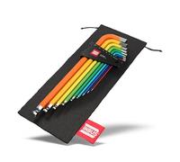 INBUS® 70273 Set Chiave a Brugola 9pz, 1.5-10mm, con ColorGrip multicolore & Testa a Sfera - Made in Germany