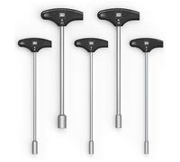 INBUS® 73400 Set Chiavi a bussola con impugnatura a T 5pz, 6-13mm, con HybridTouch - Made in Germany
