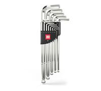 INBUS® Set Chiavi Allen in pollici 13pcs, 0.05-3/8”, con testa sferica
