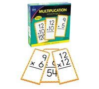 Carson Dellosa Multiplication Flash Cards-Grades 2-5 Double-Sided Cards, Multiplying All Math Facts From 0-12, Elementary Mathematics Practice (169 pc)