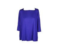 Inc International Concepts Top A Maglia Blu Con Collo Quadrato 0X