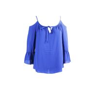 Inc International Concepts Top A Maniche A Campana Blu Con Spalle Scoperte 16