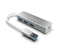 Inca Adattatore IUSB-03T Tipo A > 3 x USB-A, 1 x RJ45, 1000 mbps