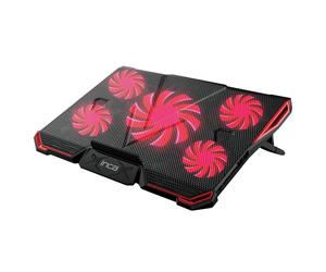INCA ARRAX GAMING NOTEBOOK COOLER 5X FAN, 6 STEPS, 2X USB, 13 '-17'
