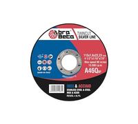 Inca Dischi Da Taglio Abra Beta Per Smerigliatrice Angolare 115x1x22 mm Per Ferro Metallo Acciaio INOX 200 Pezzi