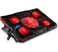 Inca INC-611GMS base di raffreddamento per notebook 43,2 cm (17") Nero, Rosso