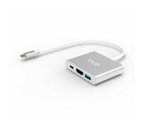 inca ITPC-04TX, adattatore USB C HDMI, con 100 W PD, 4 K @30 Hz HDMI, USB 3.0 5 Gbps, adattatore da tipo C a Hdmi, hub multiporta 3 in 1 per MacBook Pro/Air, Samsung, iPad, alloggiamento in alluminio