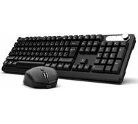 Tastiera INCA IWS-549U Wireless Set incl. mouse, nero, QWERTY