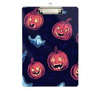 Incandescente zucca di Halloween modello senza soluzione di continuità appunti terapia fisica bordo duro per allenatori Medical Aula Dimensioni 9 x 12