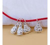 Incanini in argento sterling per gioielli che producono Buddha GUANYIN CHANMS Ornamento di meditazione per la fabbricazione e la creazione di braccialetti e la creazione attirano la ricchezza 1pcs,