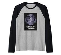 Incantato dal Bosco Foresta Magia Natura Arte Maglia con Maniche Raglan