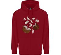 Incantesimo Libro Magia Mago Magico Bambini Felpa con Cappuccio