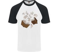 Incantesimo Libro Magia Mago Magico Uomo S/S Baseball T-Shirt