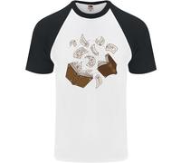 Incantesimo Libro Magia Mago Magico Uomo S/S Baseball T-Shirt