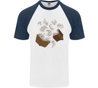 Incantesimo Libro Magia Mago Magico Uomo S/S Baseball T-Shirt