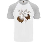 Incantesimo Libro Magia Mago Magico Uomo S/S Baseball T-Shirt