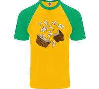 Incantesimo Libro Magia Mago Magico Uomo S/S Baseball T-Shirt