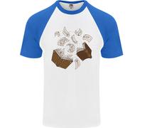 Incantesimo Libro Magia Mago Magico Uomo S/S Baseball T-Shirt