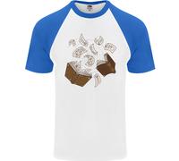 Incantesimo Libro Magia Mago Magico Uomo S/S Baseball T-Shirt