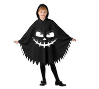 Incantevole costume per ragazzi per spettacoli e feste, elegante tuta cosplay per bambini, per avventure in maschera (nero-a, 4-6 anni)