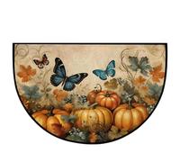 Incantevole cuscino di auguri a forma di farfalla: tappetino di benvenuto per la porta d'ingresso, guida per il pavimento del, tappeto per il bagno semicircolare, tappeto per l'ingresso del p
