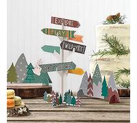 Incantevole decorazione da tavola Wilderness - Delizioso centrotavola multicolore, perfetto per compleanni, feste a tema e molto altro - 1 set