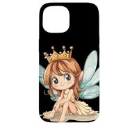 Incantevole fata con ali luminose e fantasia Custodia per iPhone 15