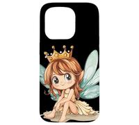 Incantevole fata con ali luminose e fantasia Custodia per iPhone 15 Pro