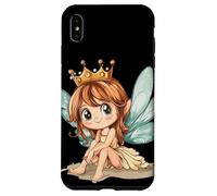 Incantevole fata con ali luminose e fantasia Custodia per iPhone XS Max