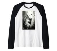 Incantevole Fata Stravagante e Stravagante Design con Fatine Maglia con Maniche Raglan