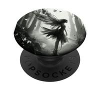 Incantevole fata stravagante e stravagante design con fatine PopSockets PopGrip Intercambiabile