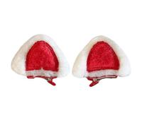 Incantevole fermaglio per orecchie a becco d'anatra per occasioni festive, morbido cotone e pratico ornamento per capelli