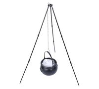 Incantevole Halloween Decorazione Interna/Esterna Grande Calderone Strega Con Treppiede Illuminato Festives Accessori Decorazione Nera