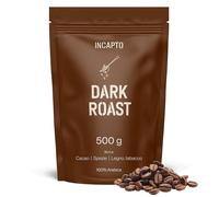 Incapto Caffè in Grani Naturale - Caffè di Specialità | Caffè Brasile Grani | Tostatura Scura - Dark Roast | Caffè in Grani Arabica 100% | +80 punti SCA | Tostatura Naturale | Pacco da 500 gr