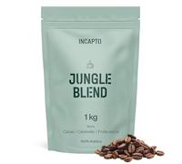Incapto Caffè in Grani Jungle Blend 1kg | Miscela di Origini - Guatemala, Brasile e Perù | Arabica 100% | Specialty Coffee 80 punti SCA | Tostatura Naturale e Artigianale