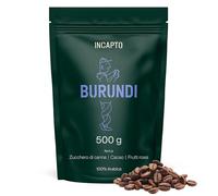 Incapto Caffè in Grani Naturale di Specialità 500g | Origene Burundi | Caffè in Grani Arabica 100% | 87.75 punti SCA | Tostatura Naturale e Artigianale | Finca Buhineuza, Neagishiru