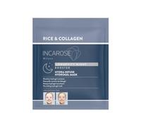 INCAROSE Longevity Night Booster Maschera Hydrogel Nutriente 34 g - Maschera Viso al Riso e Collagene - Idrata, Nutre e Migliora Elasticità e Luminosità della Pelle