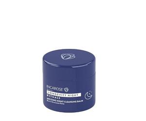 INCAROSE Longevity Night Rituals Burro Struccante Notte 80 g - Burro Detergente Viso con Oli e Burri Vegetali - Rimuove Anche il Trucco Waterproof, Nutre e Lascia la Pelle Morbida