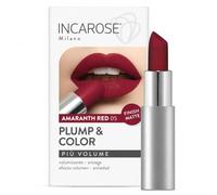 Incarose | Rossetto Effetto Mat Volumizzante, Antiage Amaranth Red 05