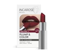 Incarose | Rossetto Effetto Mat Volumizzante, Antiage Deep Red 04