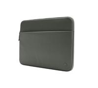 Incase A.R.C. - Custodia per laptop da 14", fodera imbottita in pelliccia sintetica, poliestere riciclato, impermeabile, tasca esterna, AirTag, design resistente ed elegante, colore: Verde fumo