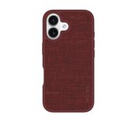 Incase ICON - Custodia con Woolenex e MagSafe per iPhone 16, durevole, elegante, protettiva, leggera, resistente all'acqua, antigraffio, con ricarica wireless Magsafe, colore: Rosso cosmico