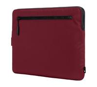 Incase Manicotto compatto per computer portatile, in nylon, per MacBook/Laptop/iPad/Tablet, leggera, resistente alle intemperie, con tasca per accessori (rosso cosmico, 14 pollici)