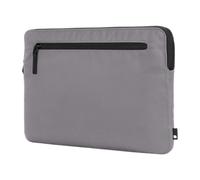 Incase Manicotto compatto per laptop con nylon di volo, custodia per MacBook/laptop, iPad/tablet, custodia e cover per computer, leggera, resistente alle intemperie, con tasca per accessori (grigio