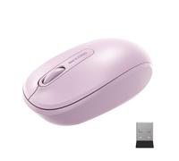 Incase Mouse portatile wireless 1850 - Progettato da Microsoft - Compatto, comodo, per destra/sinistra, durata della batteria 6 mesi, ricetrasmettitore nano, funziona con Mac/Windows 8/10/11 (orchidea